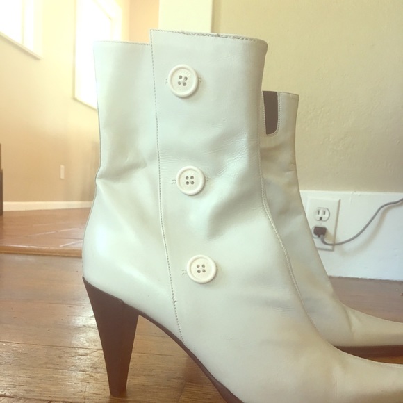 Vintage David J Pliner leather boots - size 8 - Picture 1 of 4